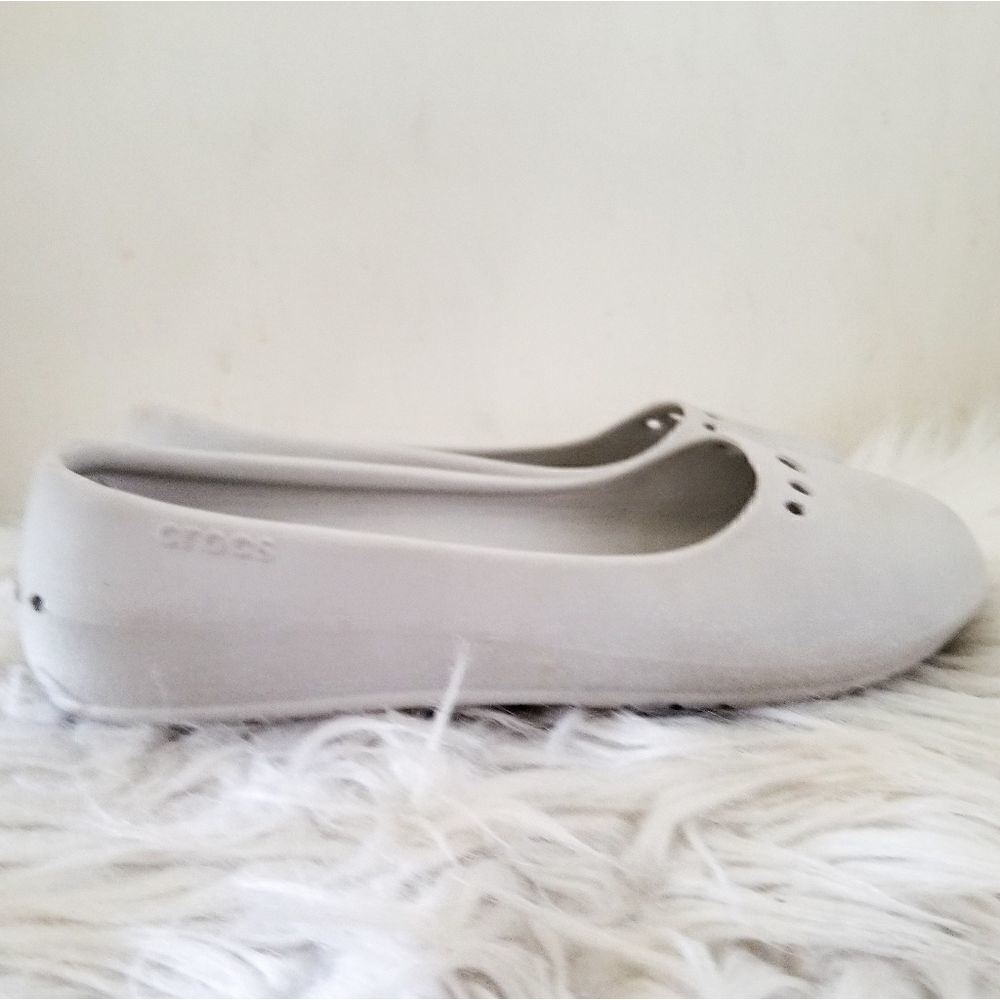 Crocs off white almost a very light ecru